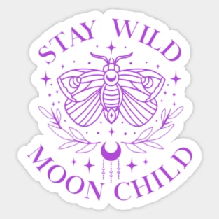 Stay Wild Moon Child Sticker